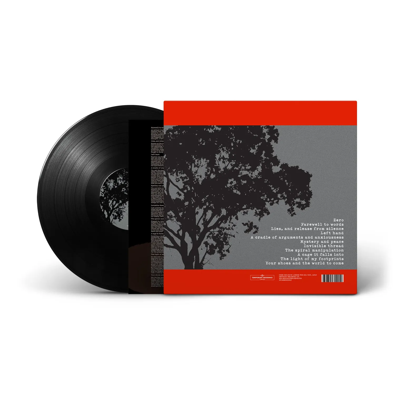 Envy All The Footprints You've Ever Left Vinyle Argent Nacré