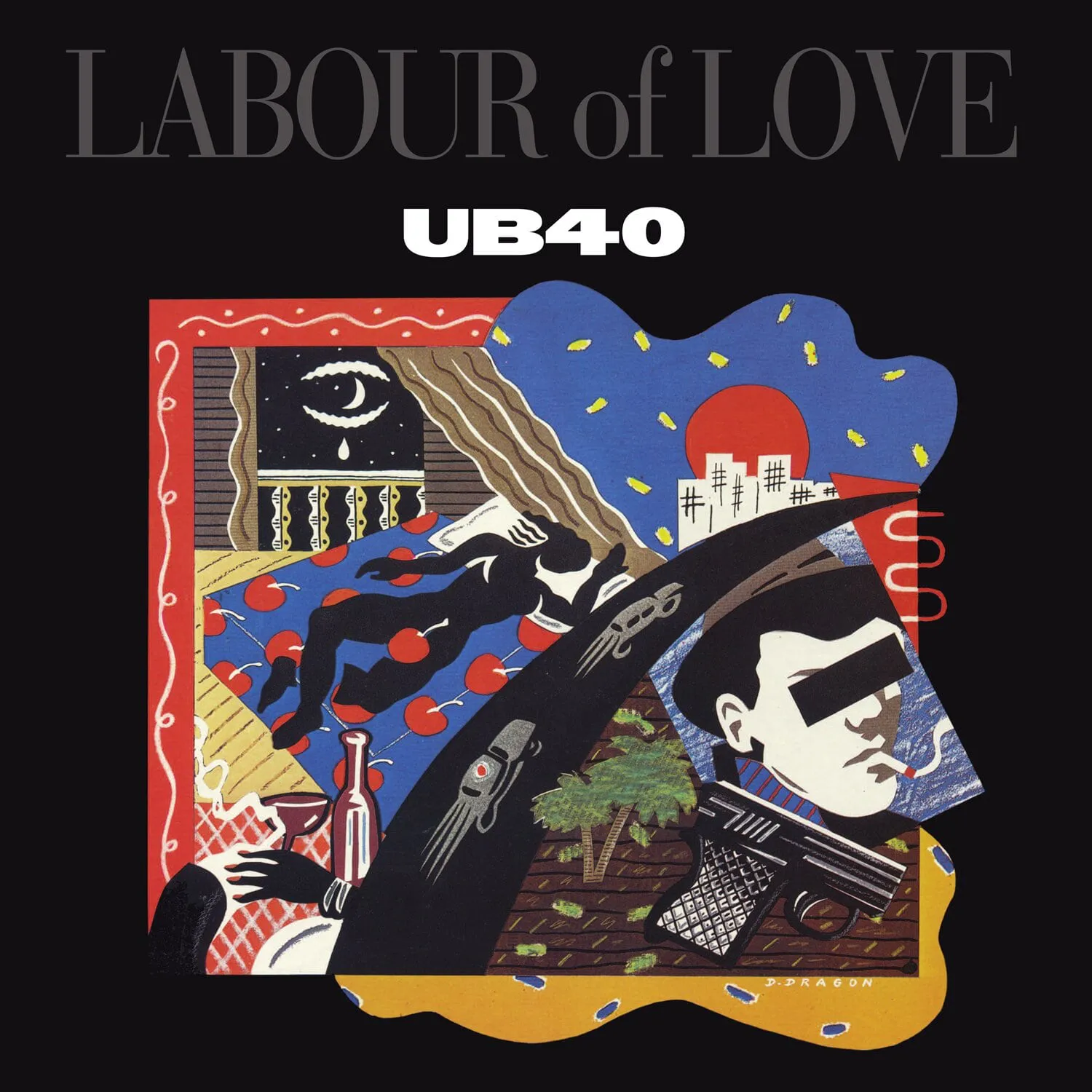 EMI UB40 Labour Of Love vinyle bleu 140g