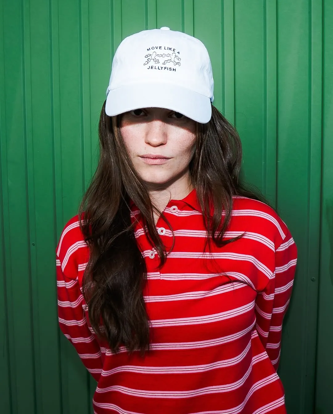 EMI Sigrid White Jellyfish casquette blanche brodée