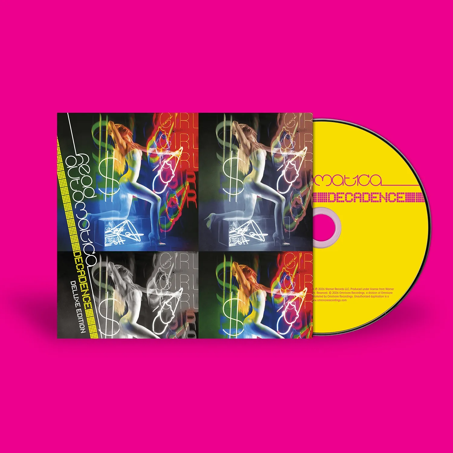 Omnivore Recordings Head Automatica Decadence CD deluxe remasterisé