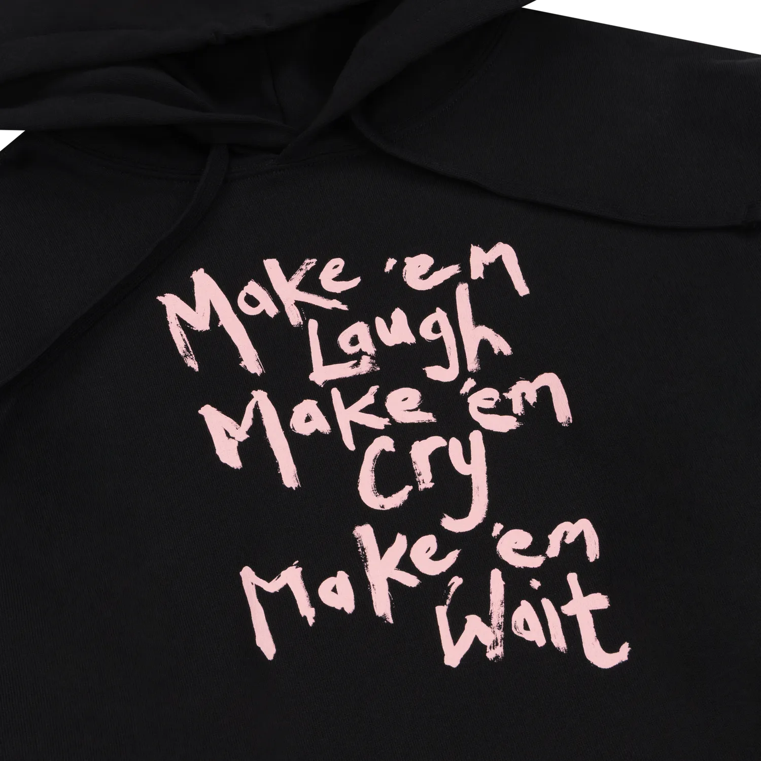 EMI Make Em Laugh hoodie noir coton bio