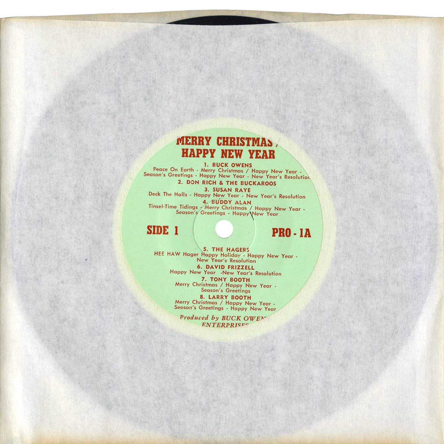 Omnivore Buck Owens Christmas Bundle vinyle 45 tours vintage