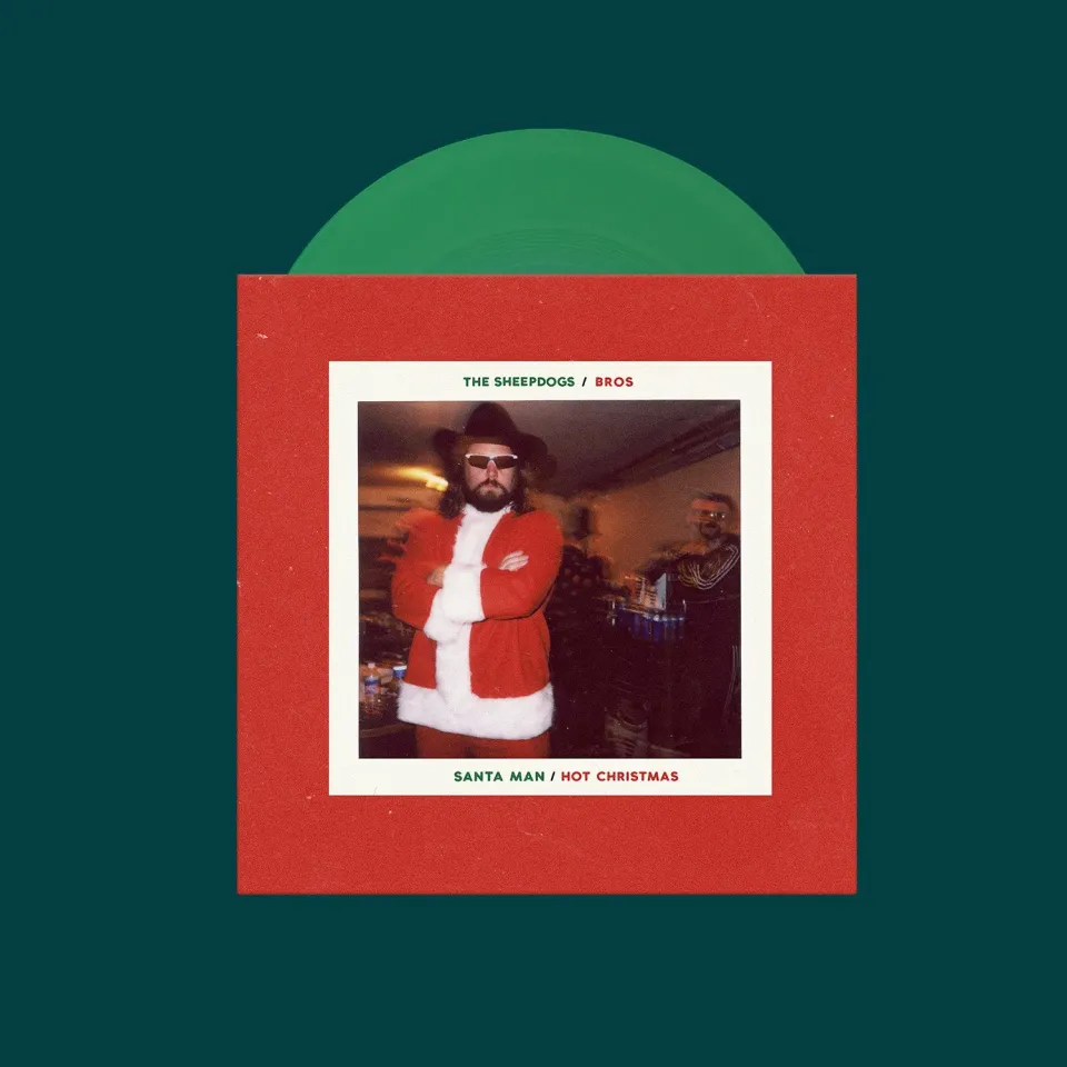 Sheepdogs Santa Man 45 tours vinyle vert