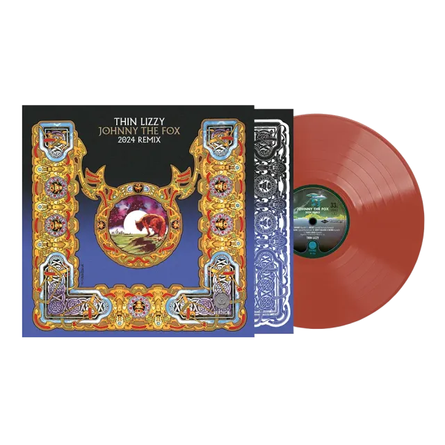 EMI Thin Lizzy Johnny The Fox LP vinyle rouge remix