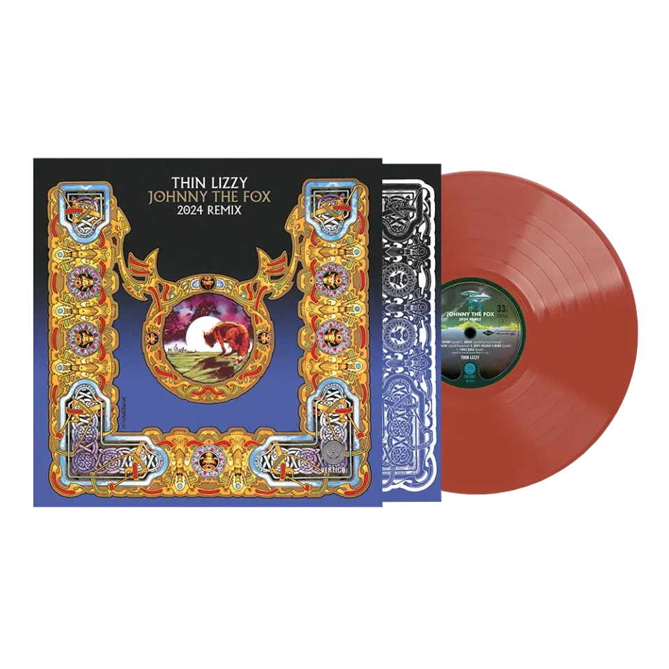 EMI Thin Lizzy Johnny The Fox LP vinyle rouge remix