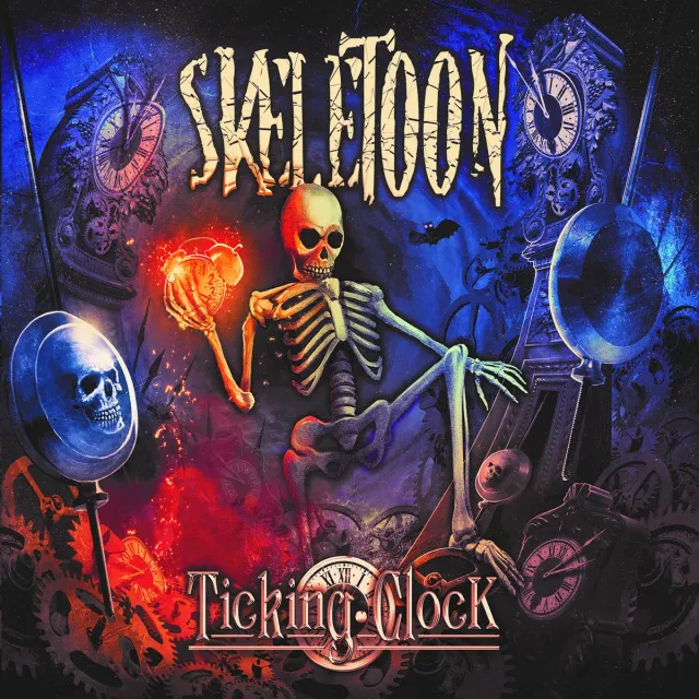 Rockshots Records SkeleToon Ticking Clock CD power metal