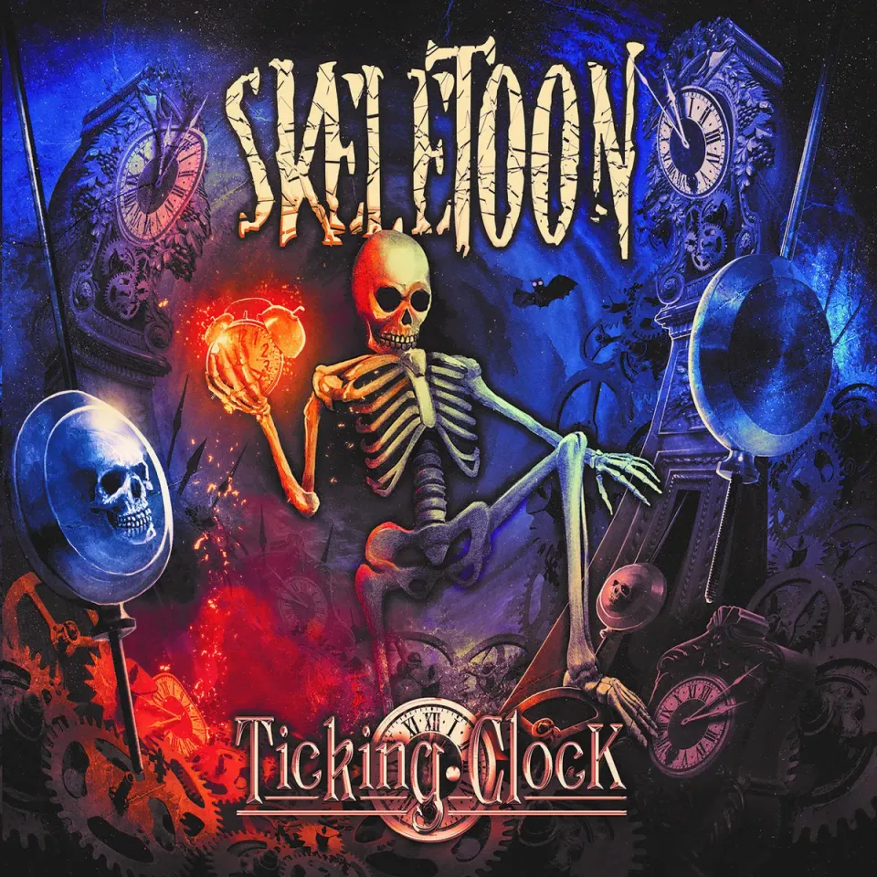 Rockshots Records SkeleToon Ticking Clock CD power metal