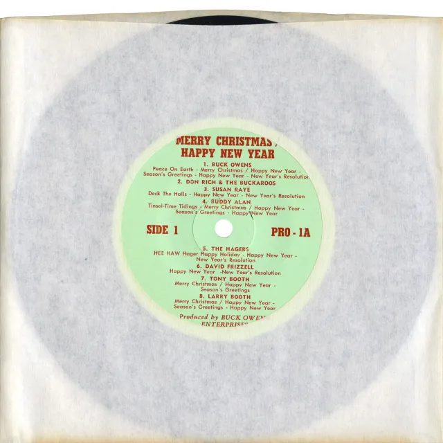 Omnivore Merry Christmas Happy New Year single 7" vintage