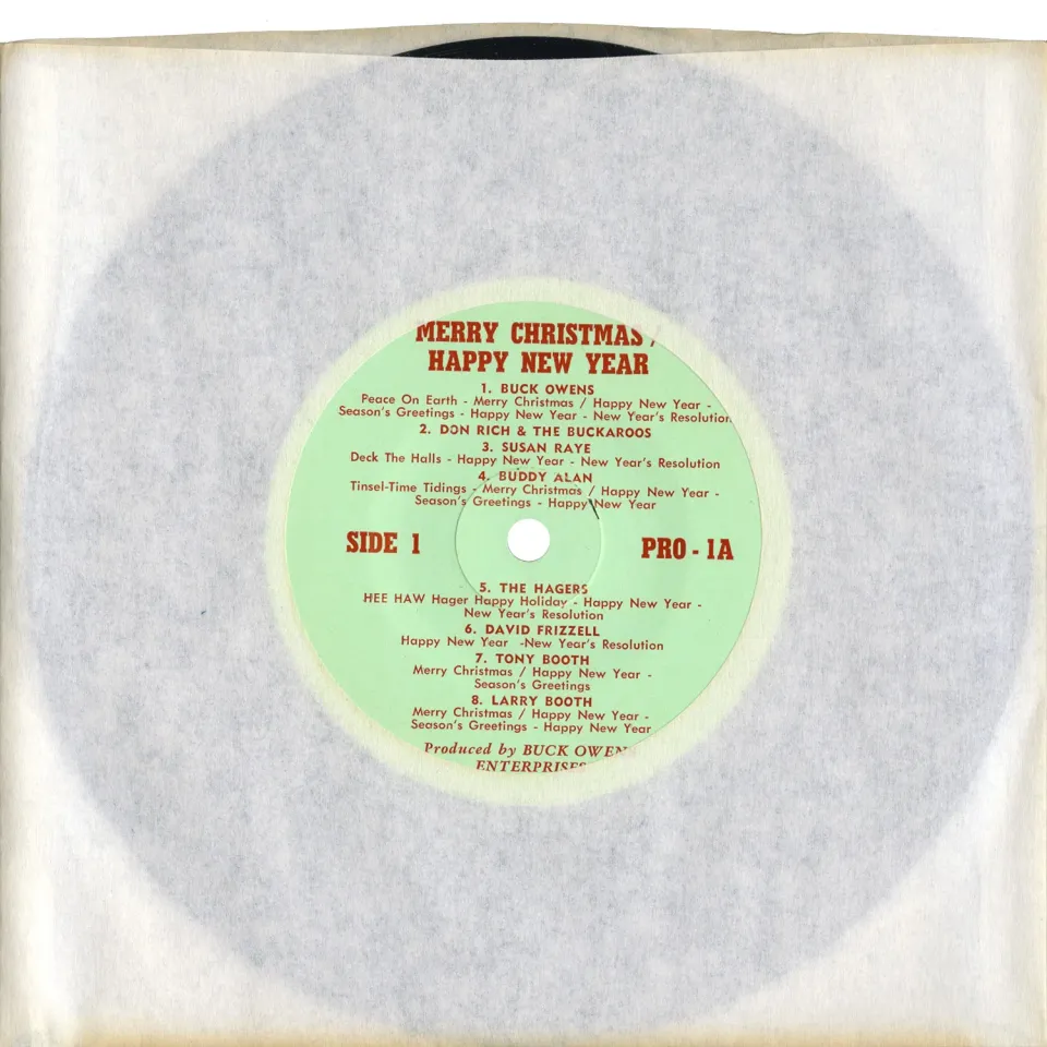 Omnivore Merry Christmas Happy New Year single 7" vintage