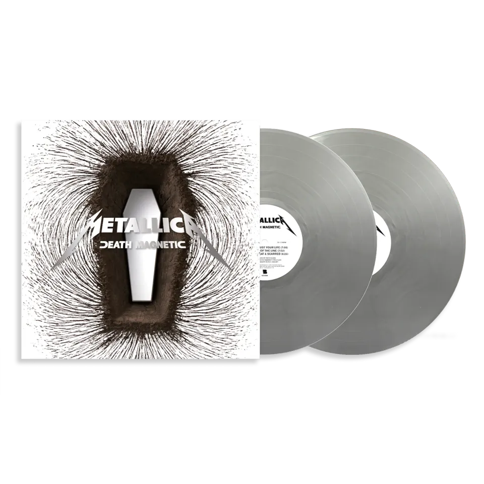 EMI Death Magnetic double vinyle 2LP argent limité