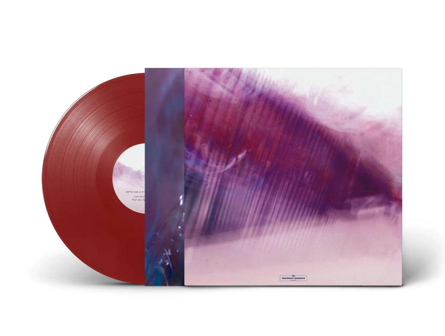 Eluvium Lambent Material vinyle rouge foncé LP