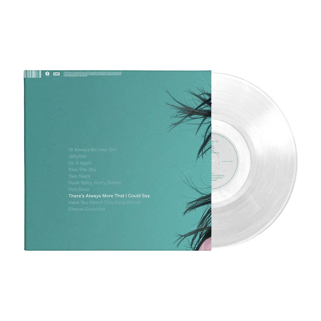 EMI There's Always More vinyle crystal clear + carte