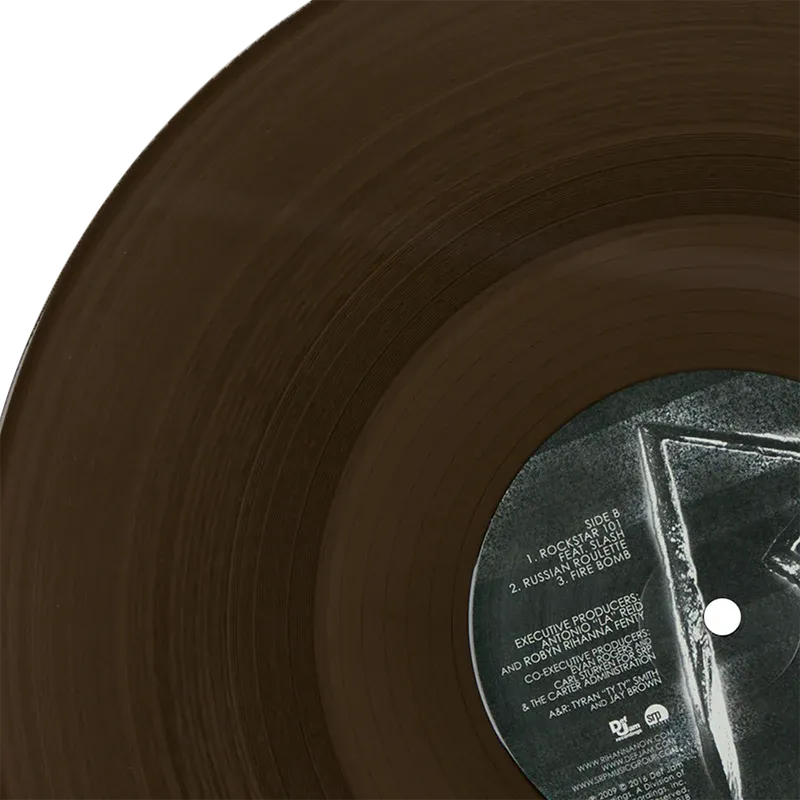 EMI Rated R double vinyle 2LP black ice translucide
