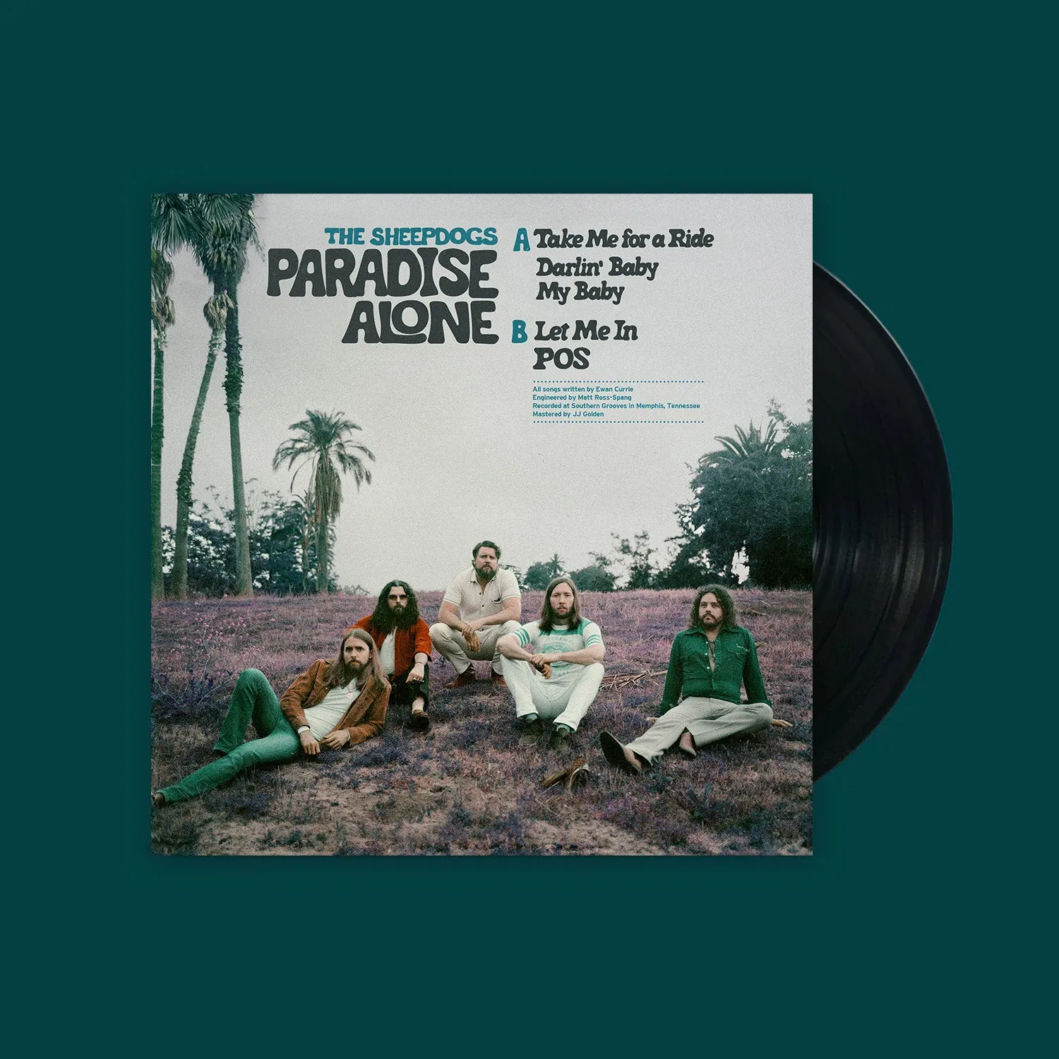 Sheepdogs Recording Co Paradise Alone vinyle EP bleu océan édition limitée