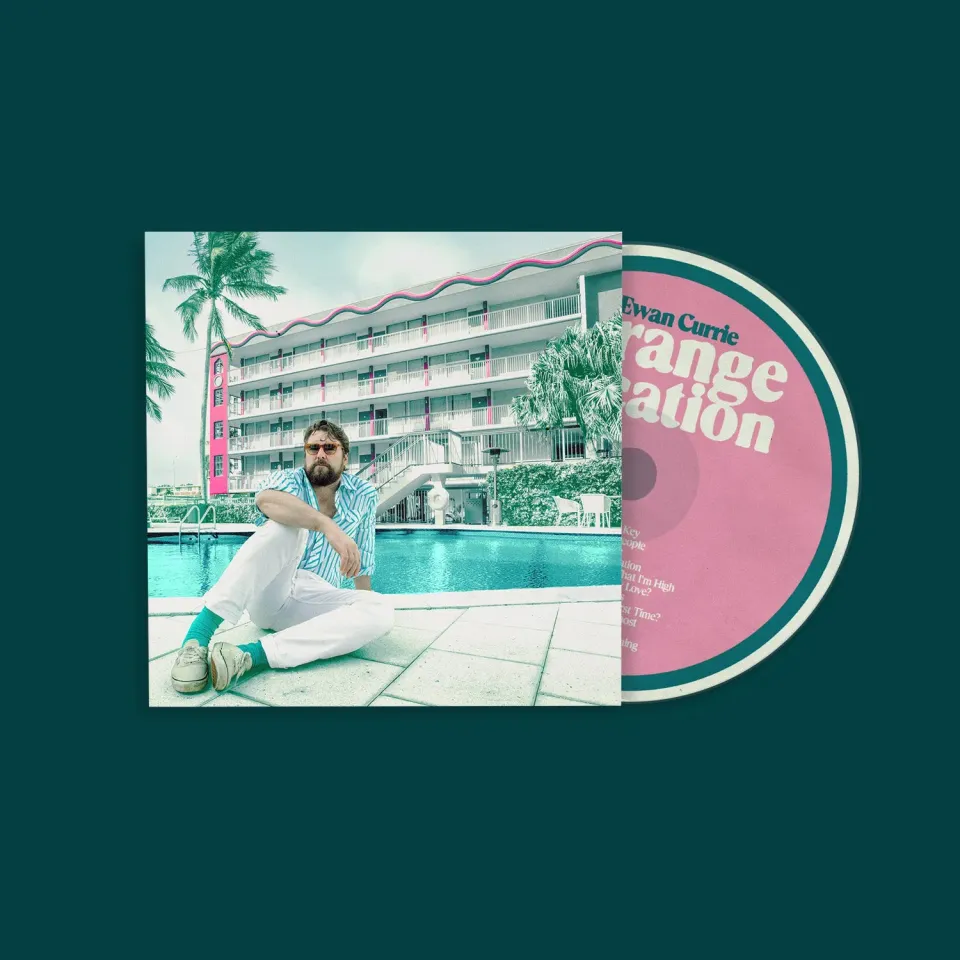 Ewan Currie Strange Vacation CD signé 13 titres