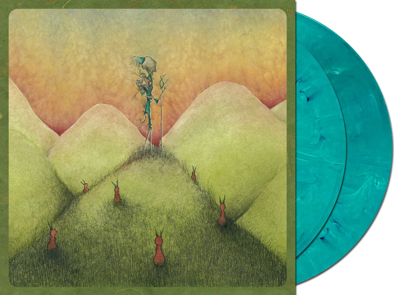 Temporary Residence Eluvium Copia double vinyle aquamarine