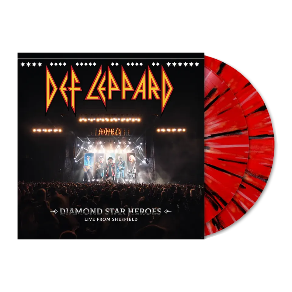 Def Leppard Diamond Star Heroes double vinyle splatter live