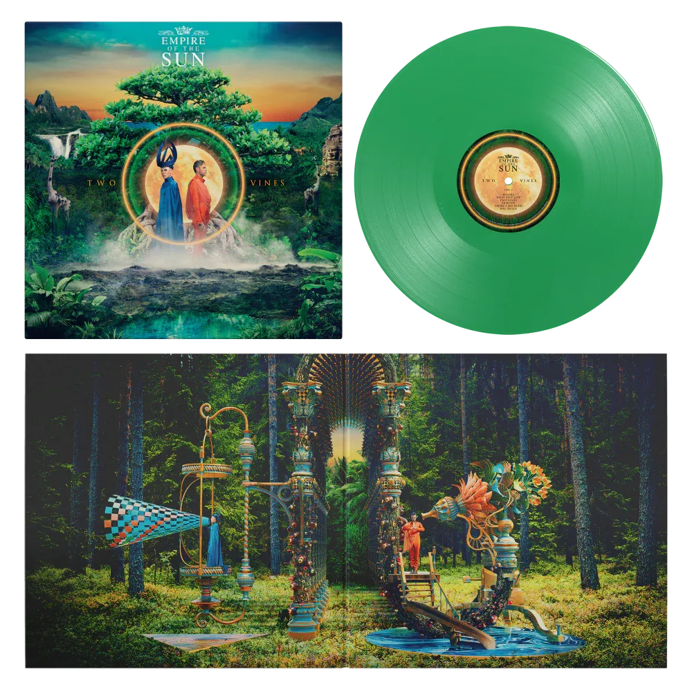 EMI Two Vines vinyle vert transparent LP