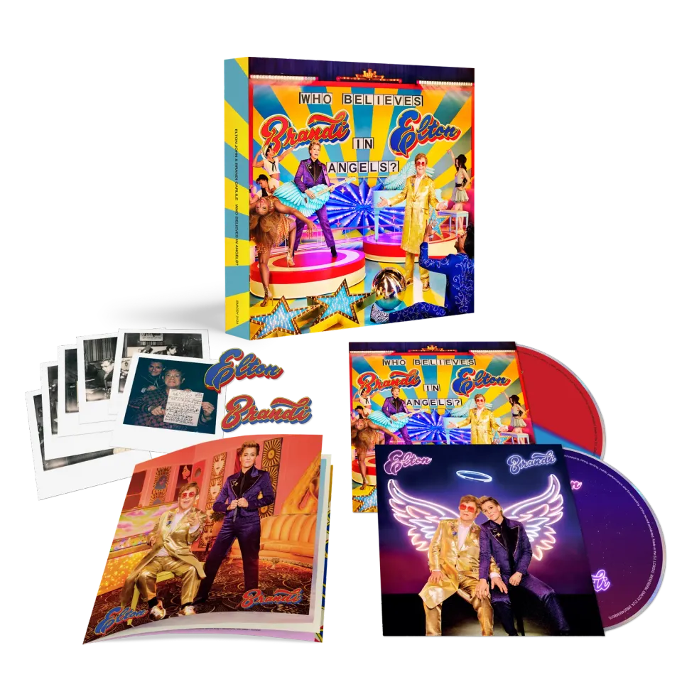 Elton John Brandi Carlile Who Believes In Angels coffret CD limité