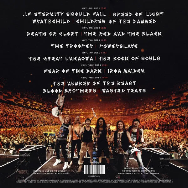 Iron Maiden The Book Of Souls Live Chapter triple vinyle