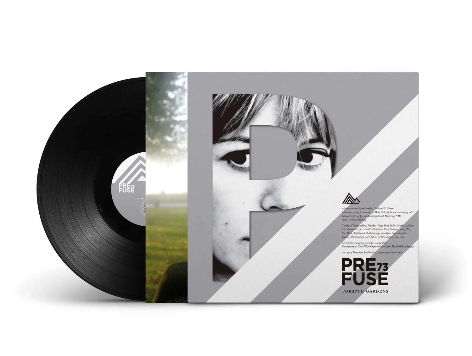 Prefuse 73 Forsyth Gardens vinyle LP noir MP3 inclus