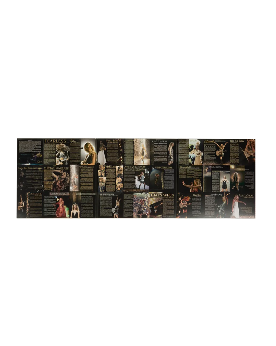 Taylor Swift Fearless Taylor's Version vinyle 3 LP doré
