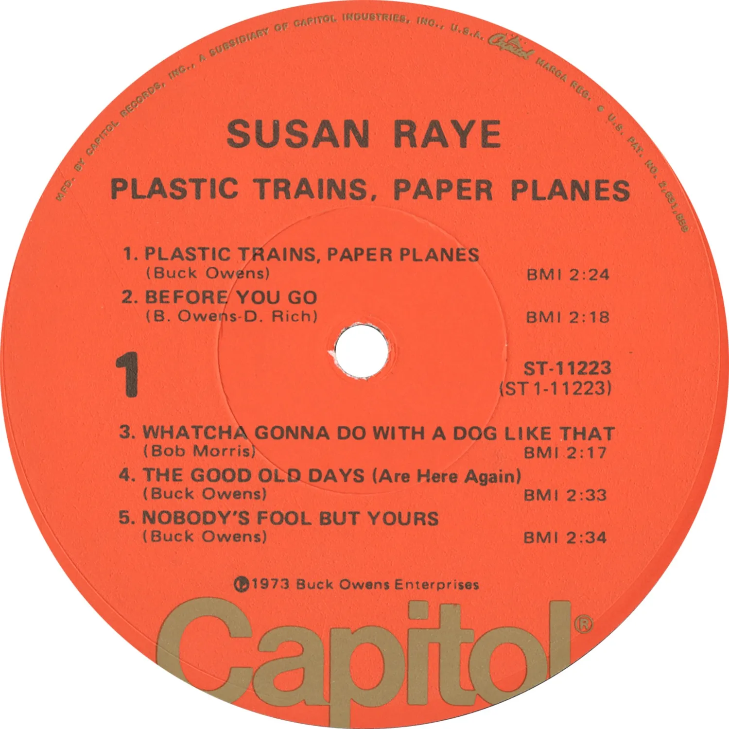 Omnivore Recordings Susan Raye Plastic Trains vinyle LP scellé
