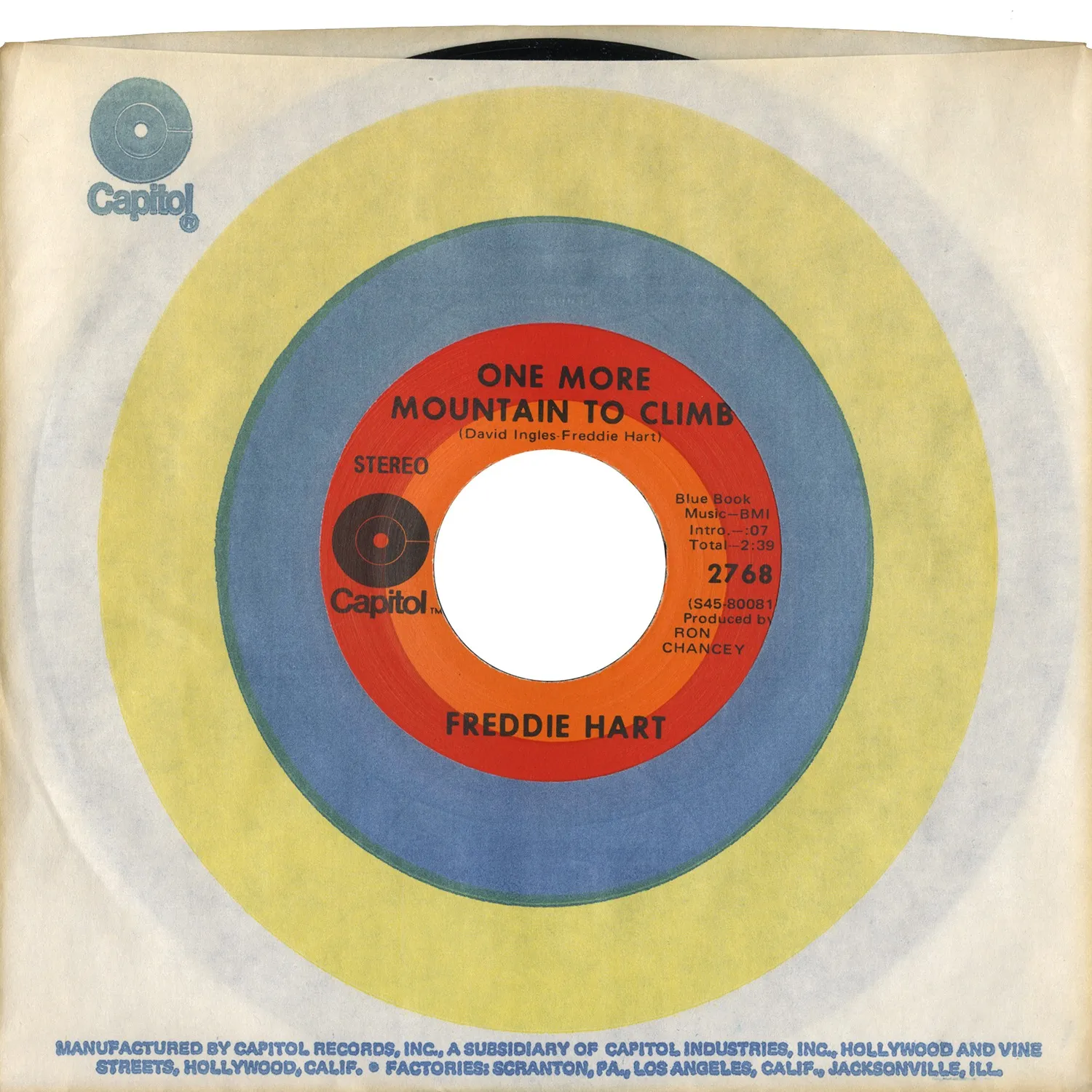 Omnivore Recordings Freddie Hart Bundle 7 vinyles 45 tours
