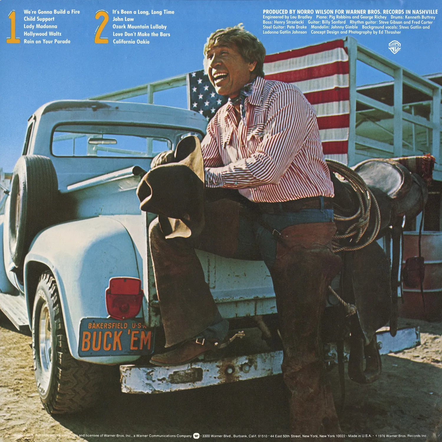 Buck Owens Buck Em vinyle LP vintage scellé