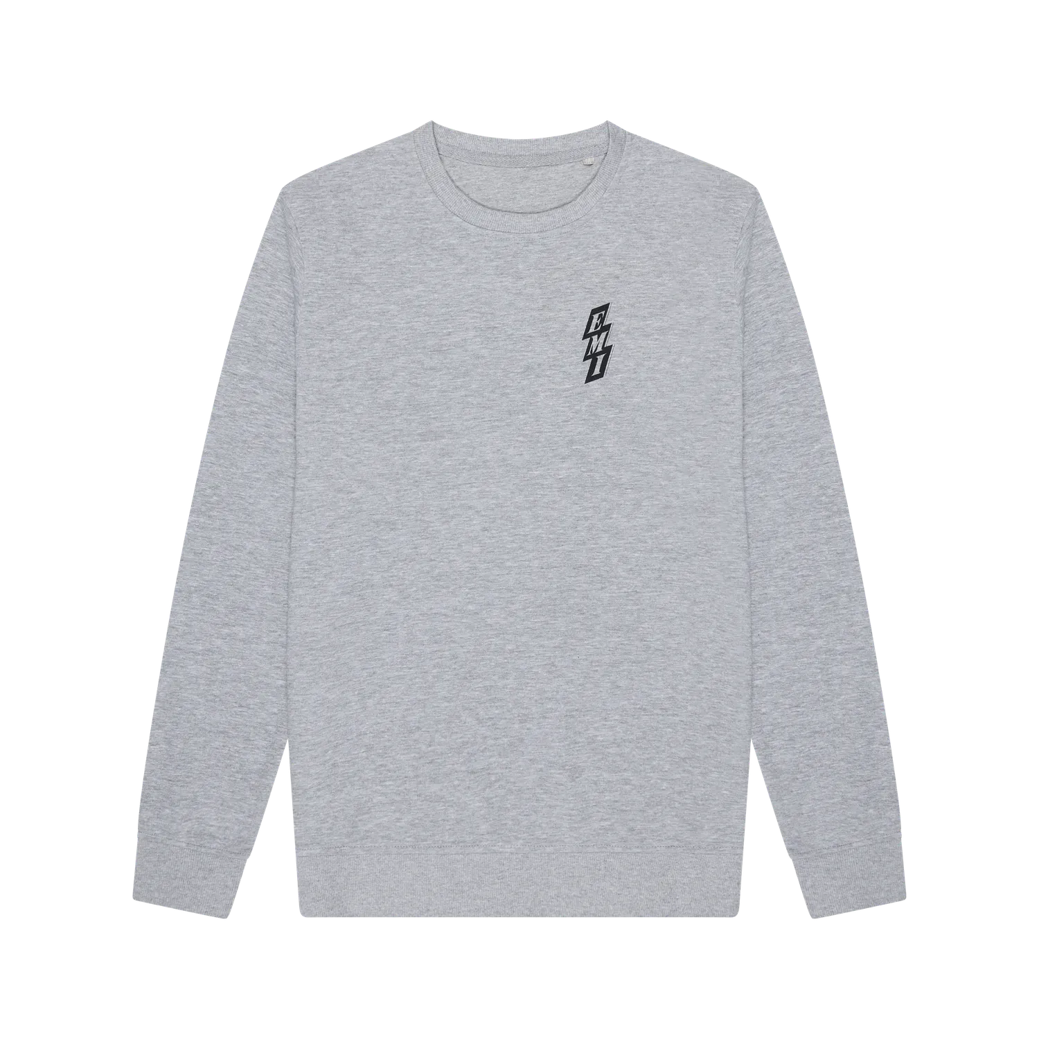 EMI sweat col rond gris coton bio tailles S à 2XL