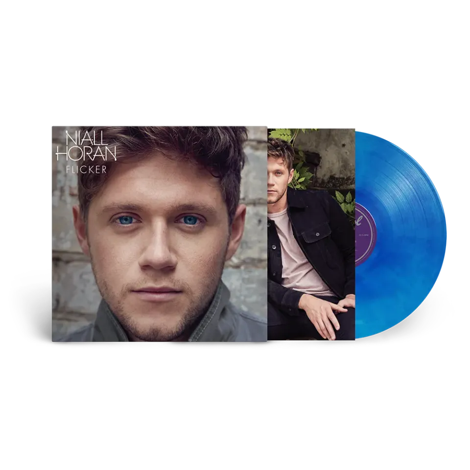 EMI Flicker Niall Horan vinyle LP swirl bleu