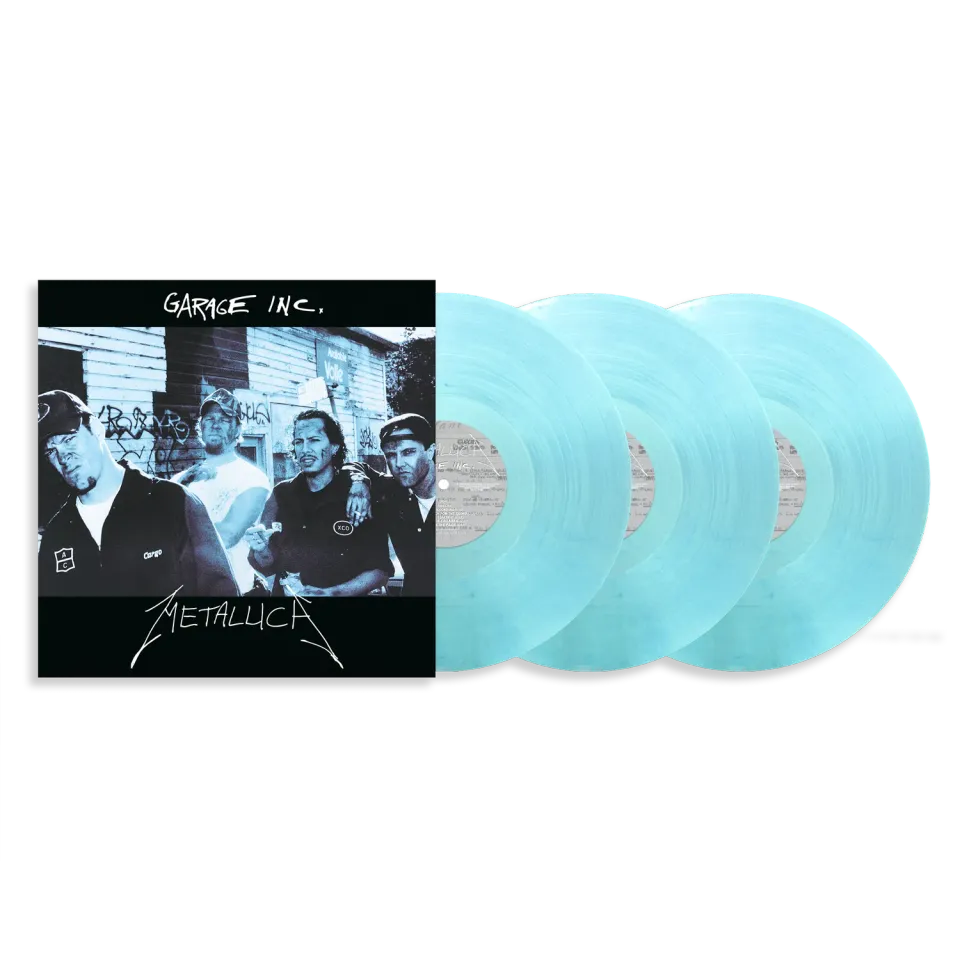 EMI Garage Inc vinyle 3LP bleu Fade To Blue