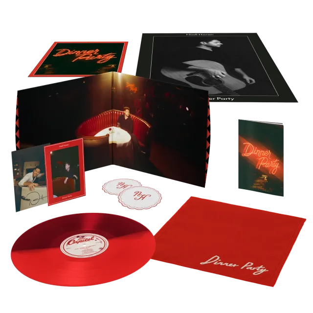 EMI Dinner Party Red Booth Edition vinyle + carte signée
