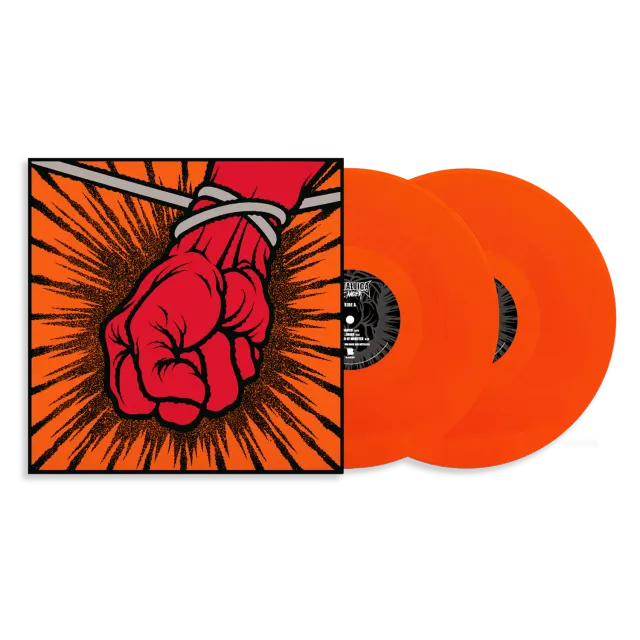 EMI St. Anger Metallica double vinyle 2LP orange limité