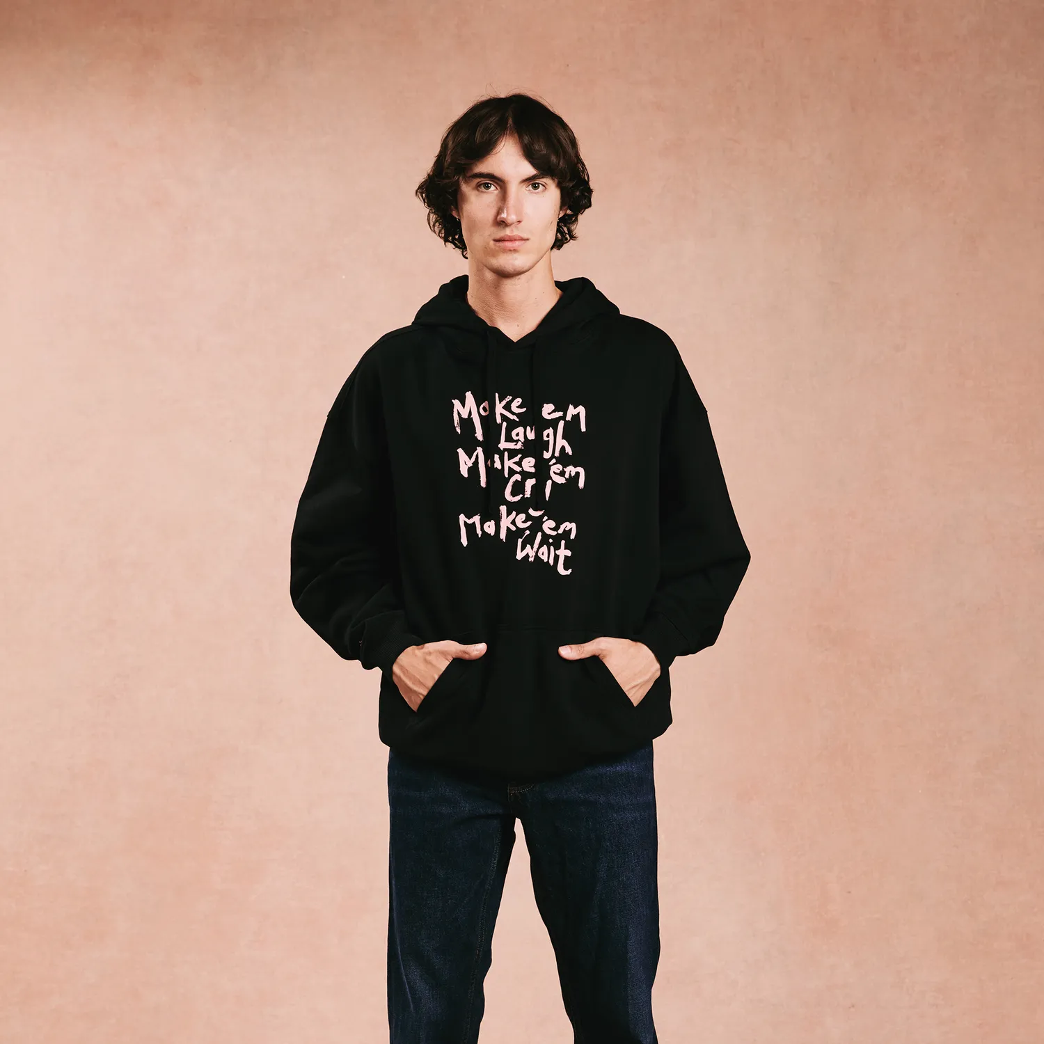 EMI Make Em Laugh hoodie noir coton bio