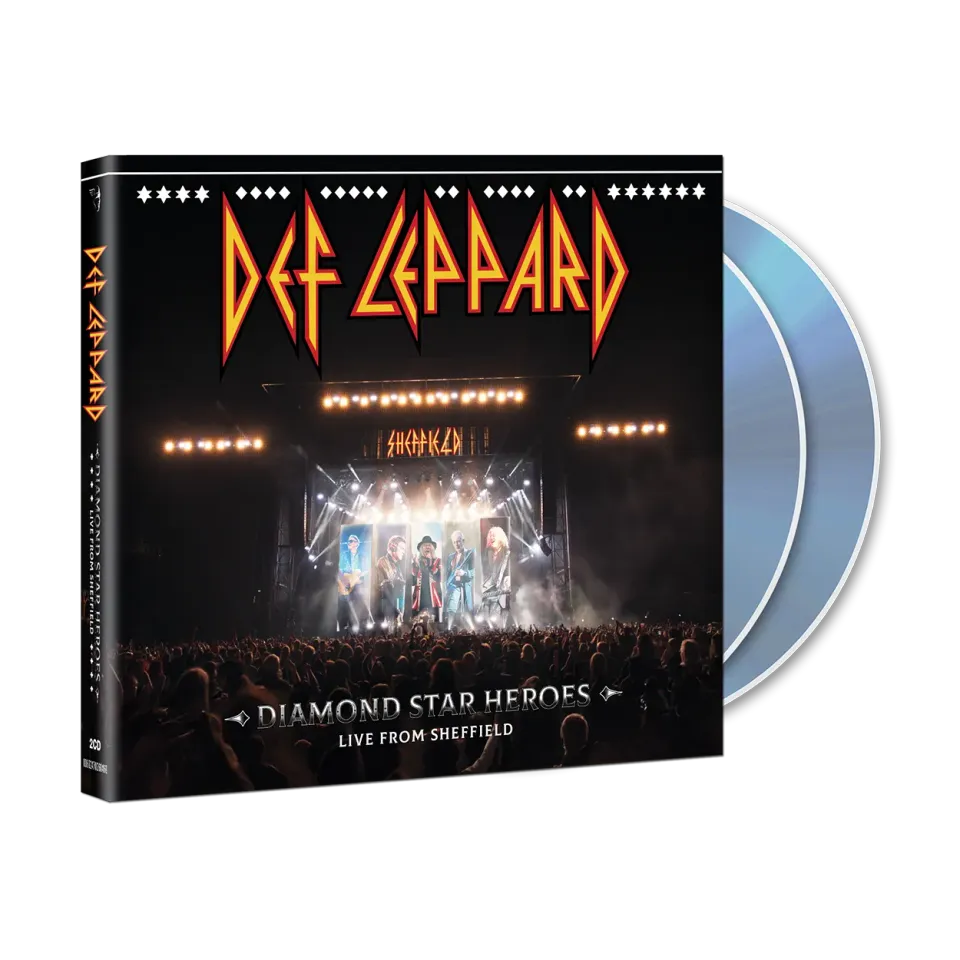 Def Leppard Diamond Star Heroes Live From Sheffield double CD 2CD