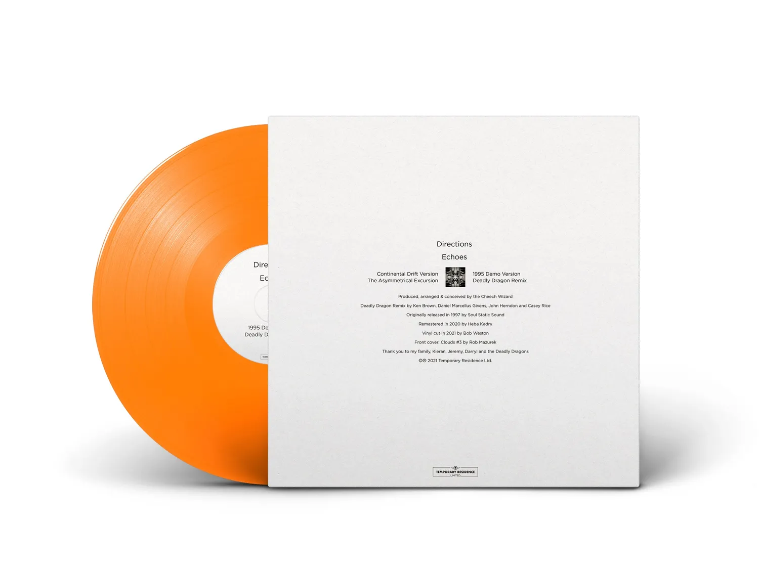 Directions Echoes Anniversary LP vinyle orange opaque dub