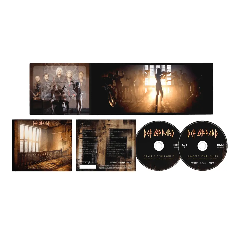 EMI Def Leppard Drastic Symphonies CD + Blu-ray Atmos