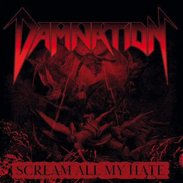 Damnation Scream All My Hate CD death thrash