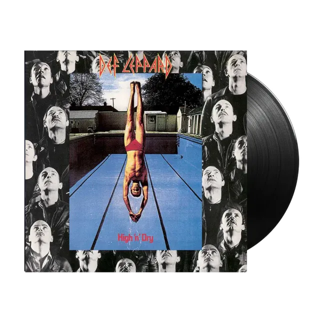 EMI Def Leppard High'N'Dry vinyle LP remasterisé
