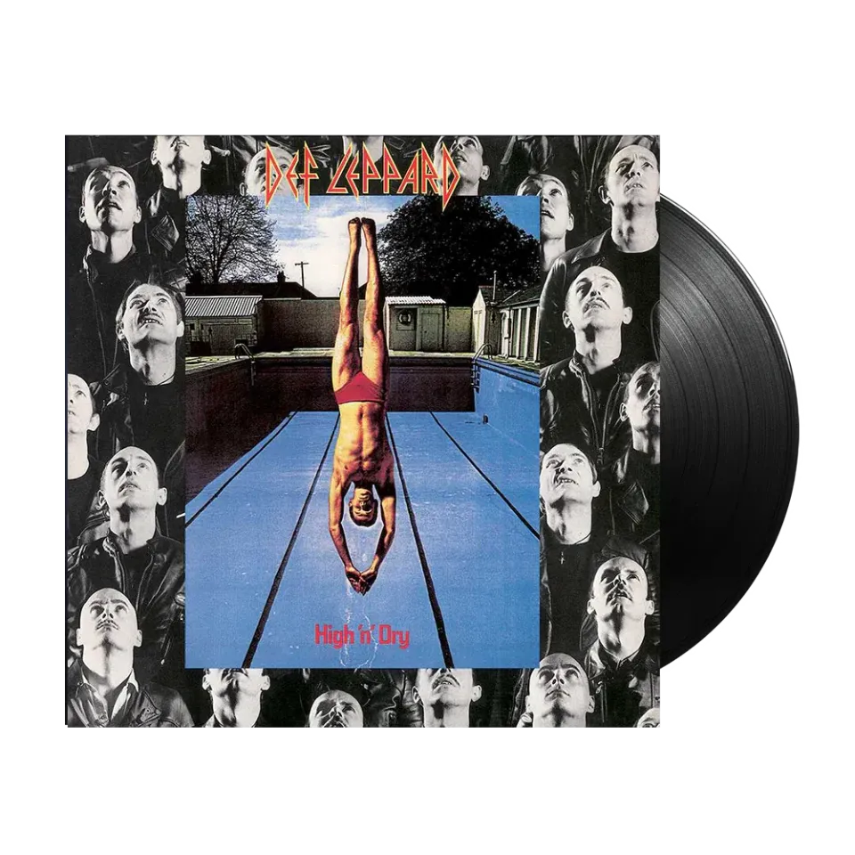 EMI Def Leppard High'N'Dry vinyle LP remasterisé
