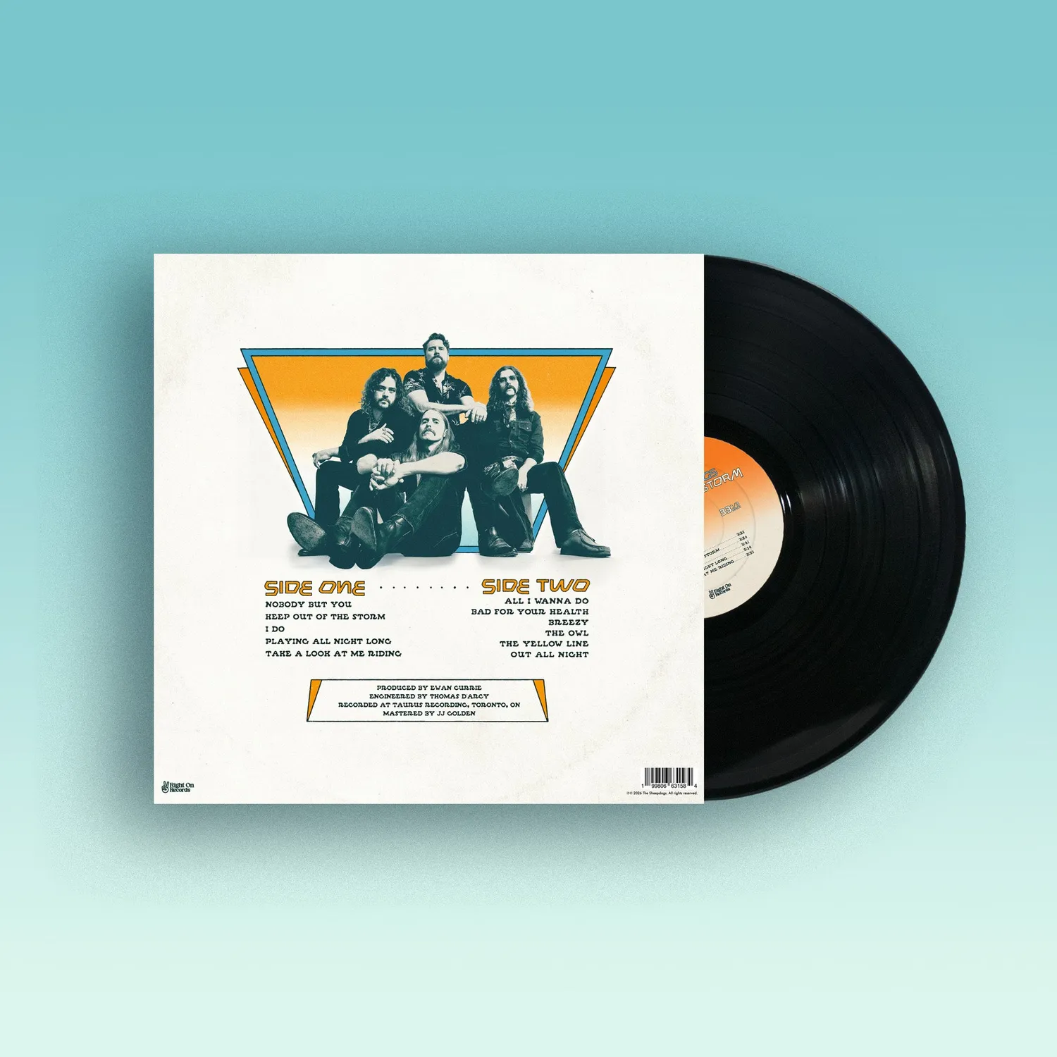 Sheepdogs Keep Out of the Storm vinyle couleur édition limitée