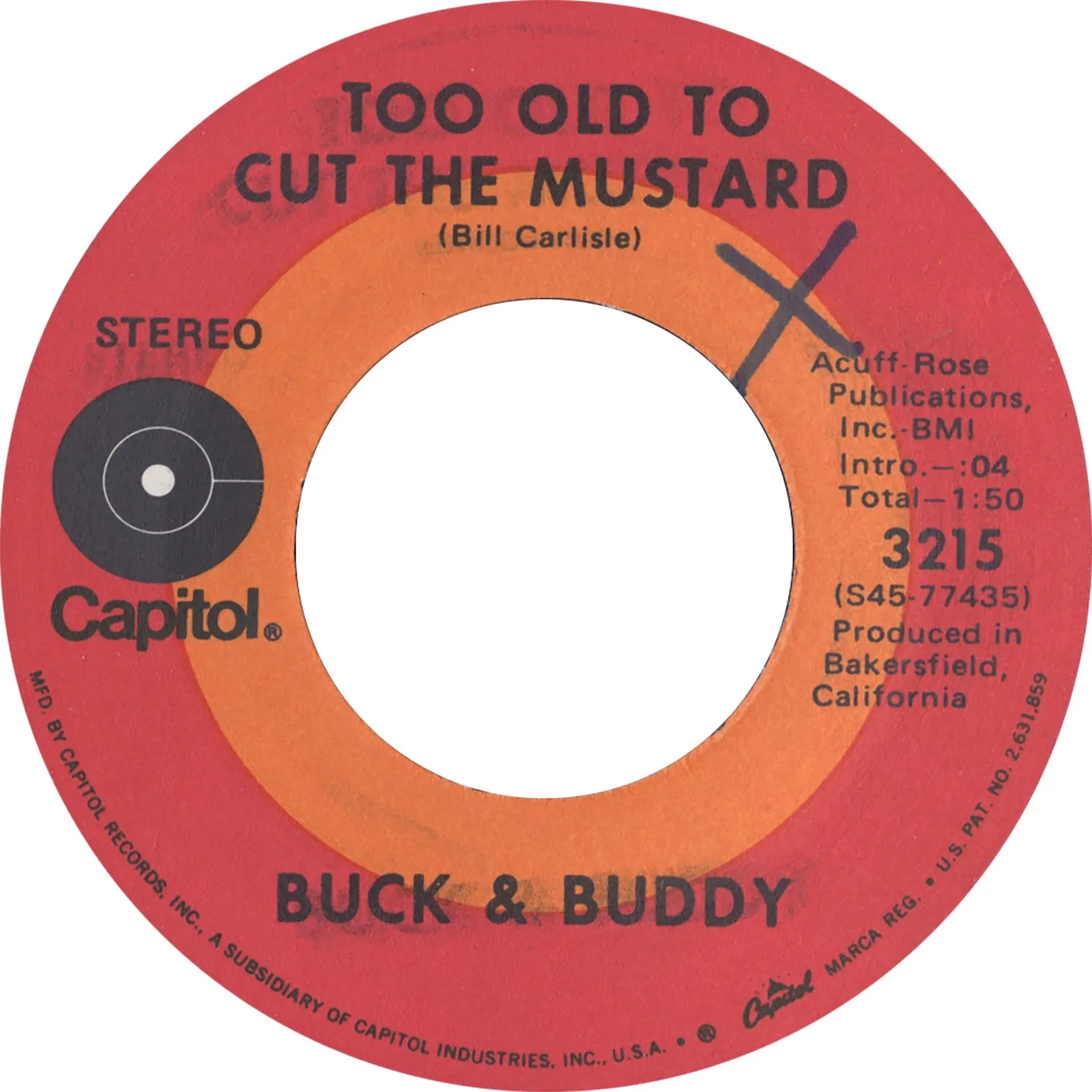 Omnivore Recordings Buck Owens Buddy Alan Too Old To Cut Mustard vinyle