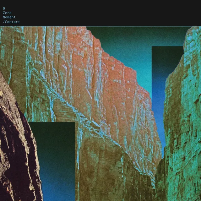 Contact Zero Moment vinyle bleu noir LP