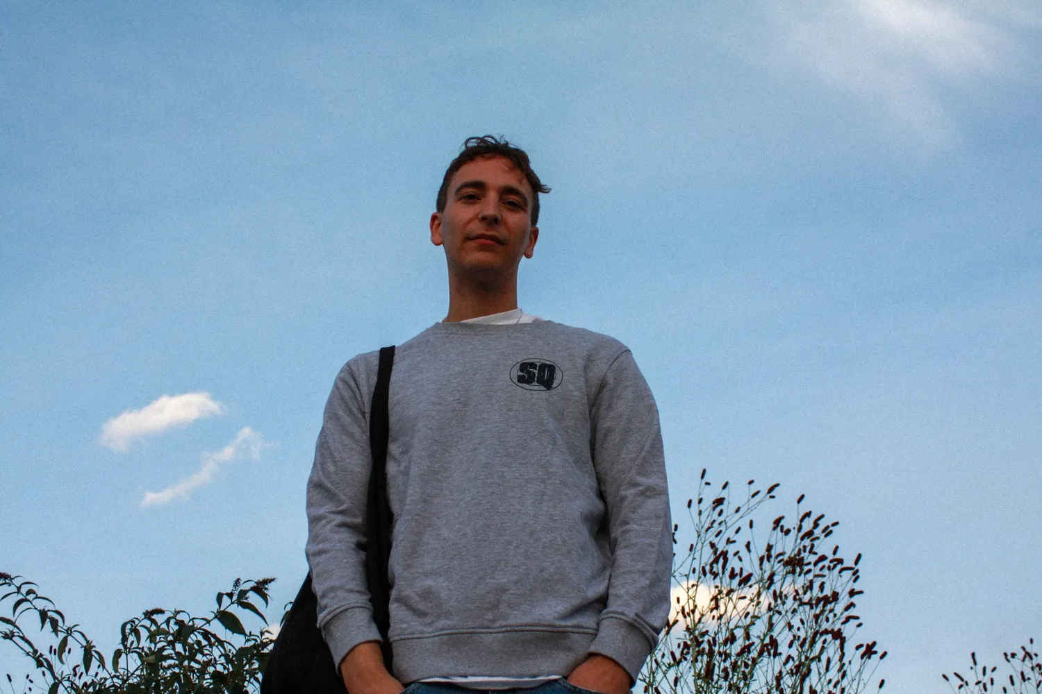 EMI Quadraphonic System Logo sweat crewneck coton bio