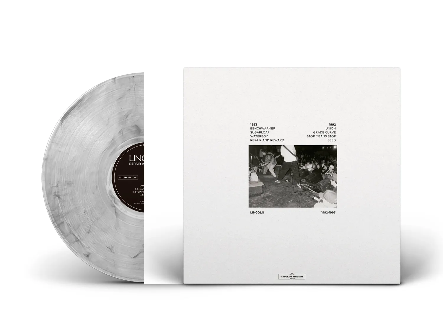 Temporary Residence Lincoln Repair And Reward LP noir
