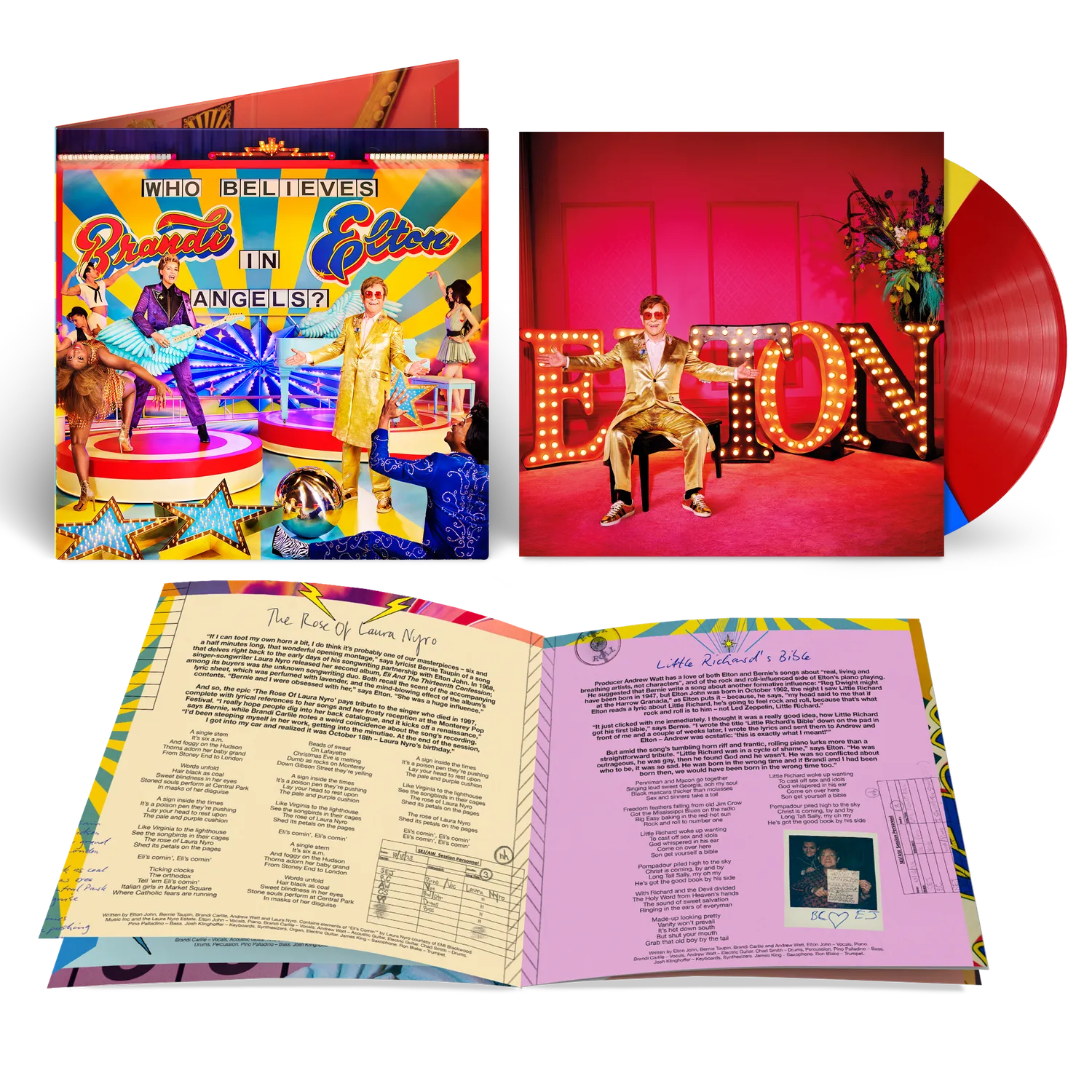EMI Who Believes In Angels vinyle tricolore édition limitée