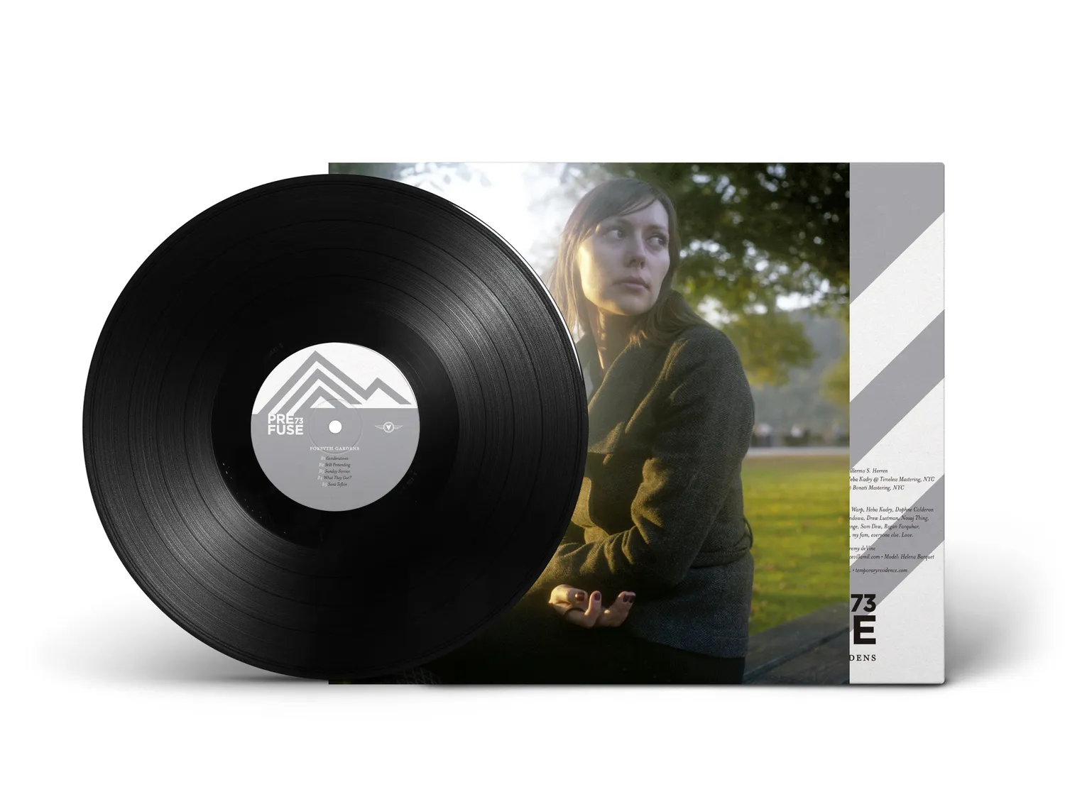 Prefuse 73 Forsyth Gardens vinyle LP noir MP3 inclus