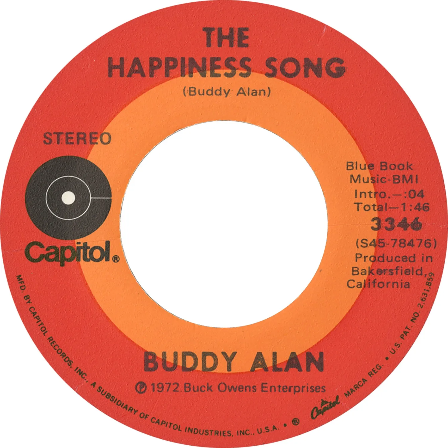 Omnivore Recordings Buddy Alan I'm In Love vinyle 7 pouces