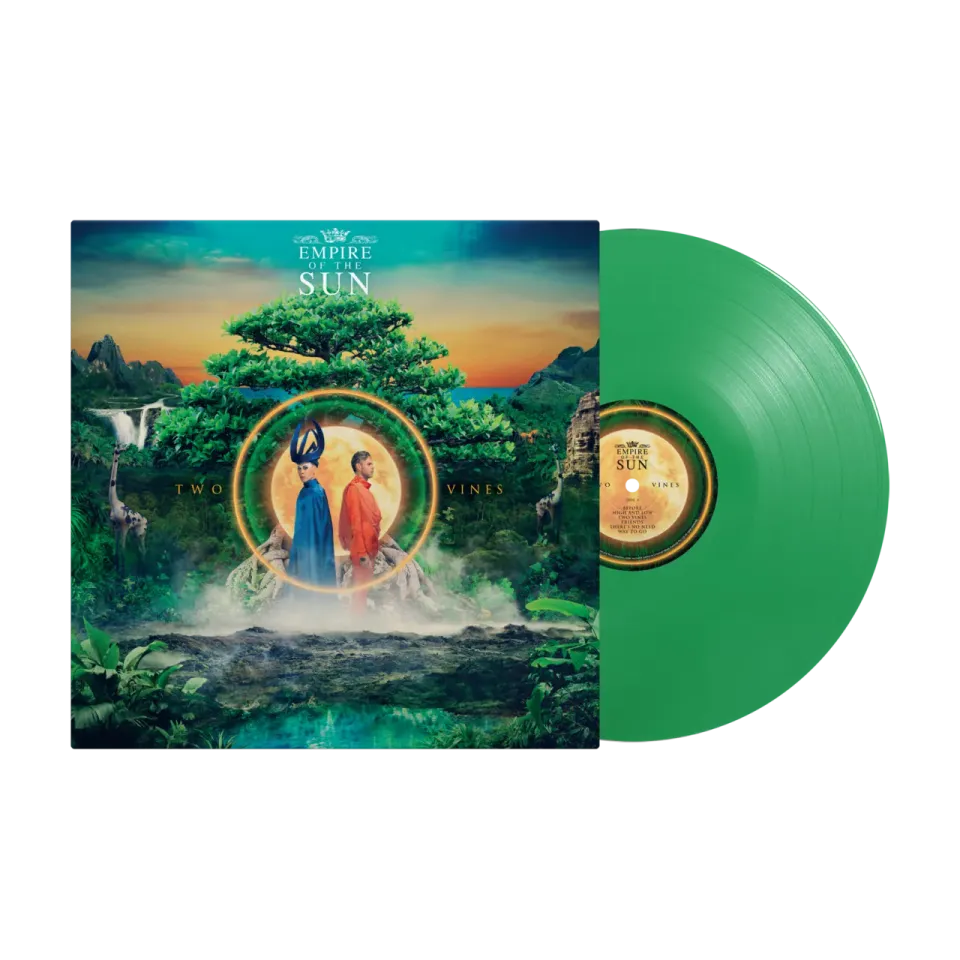 EMI Two Vines vinyle vert transparent LP